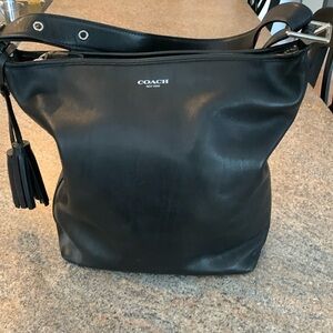 Black Coach Hobo Large hardwear